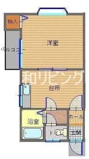 ラルジュ愛宕【2階】の間取り