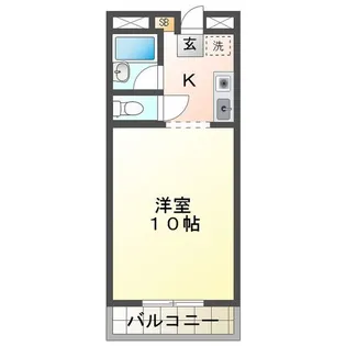 リエス鵜の森【3階】の間取り