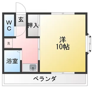 レジデンスHIRANO【1階】の間取り
