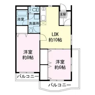 ヴィブレ御宿台【3階】の間取り