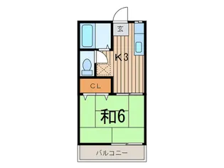 クィンスハイツ【1階】の間取り