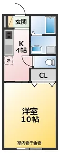 リ リーブド タカクラ【1階】の間取り