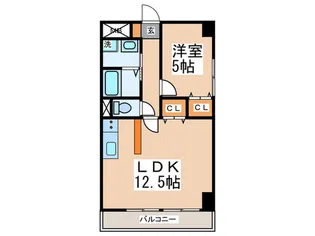 ドミル仲町台【2階】の間取り