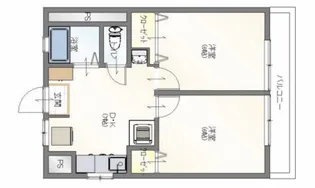 三信マンション【5階】の間取り