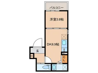 ASTRA HIMESATO【1階】の間取り