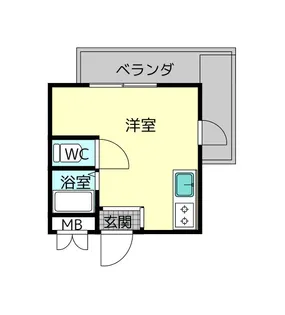 シャンテムーラン【3階】の間取り