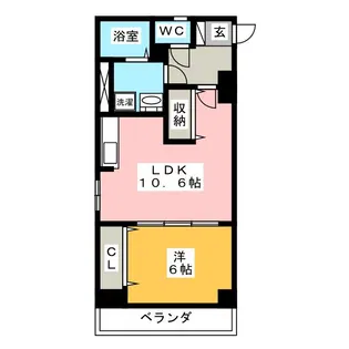 シェリーグランデ【1階】の間取り