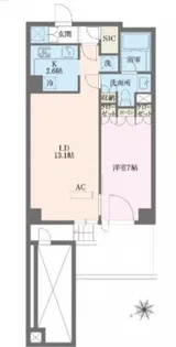 ジュールA【10階】の間取り