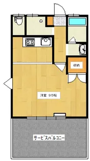 アーバンコート【1階】の間取り