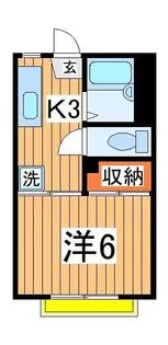 柏シティハイツ【2階】の間取り