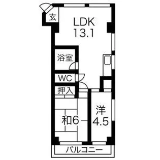 第3GSビル【3階】の間取り
