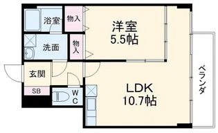 Ken&Lala【3階】の間取り