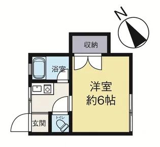 霜降コーポ【1階】の間取り