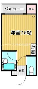エムアンドエムタチバナ(M&Mタチバナ)【3階】の間取り