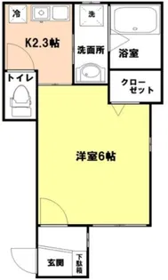 ヴェール・テラス保木間II【1階】の間取り