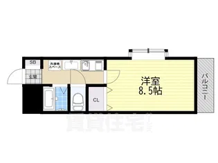 ビスタシオンSHIMADA【5階】の間取り