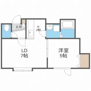 クレシアII【3階】の間取り