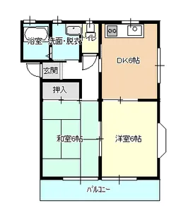 ルーラリィ【1階】の間取り