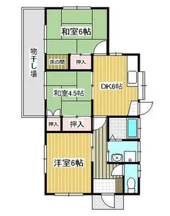 山口県岩国市青木町2【一戸建】の間取り