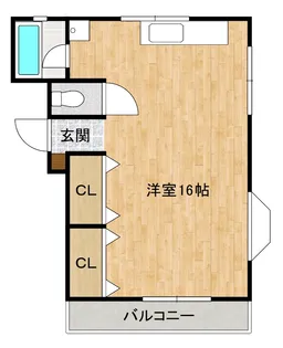 ベルコモンズ【2階】の間取り
