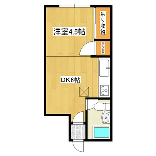 セブンコーポ【1階】の間取り
