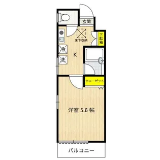 ドメトリー加賀【1階】の間取り