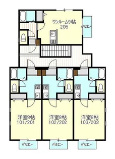 Uパーク【2階】の間取り