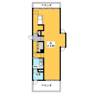 THE APARTMENT LiF【2階】の間取り