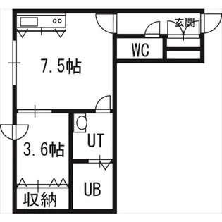 プリマベーラ発寒南【4階】の間取り