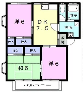 コンフォートK【2階】の間取り