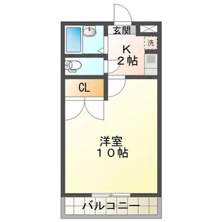 ルースト【3階】の間取り