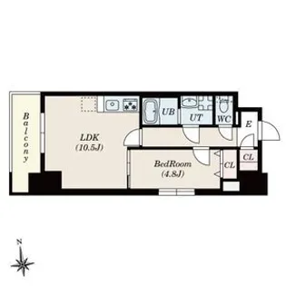 S-RESIDENCE岡崎公園aureate ★12月契約限定キャンペ【8階】の間取り