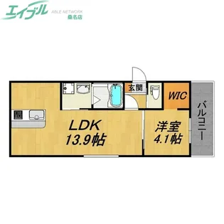 N51 APARTMENT桑名【1階】の間取り