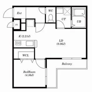 Fairmont Terrace(フェアモントテラス)【1階】の間取り