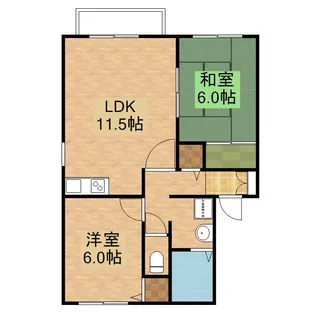 MAPLE B【2階】の間取り