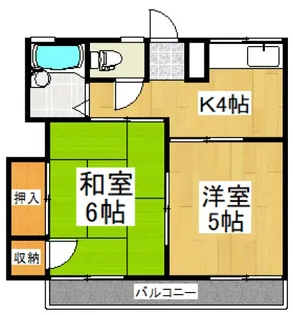 シティハイム南町【2階】の間取り
