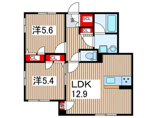 Urban Suites Kunitachi【1階】の間取り