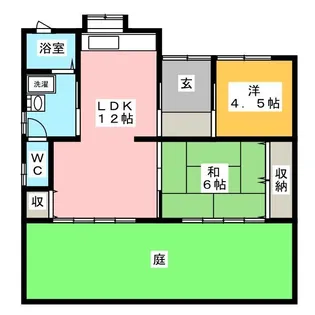 岐阜県瑞穂市穂積【一戸建】の間取り
