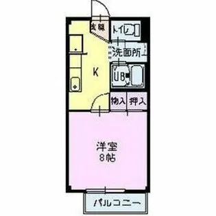 アレーテス・クレア【2階】の間取り