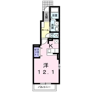 アザレア本館【1階】の間取り