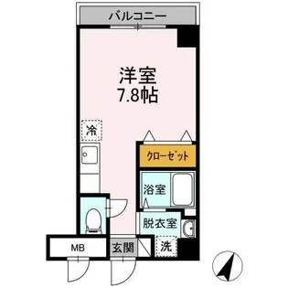広大ブルデル【5階】の間取り