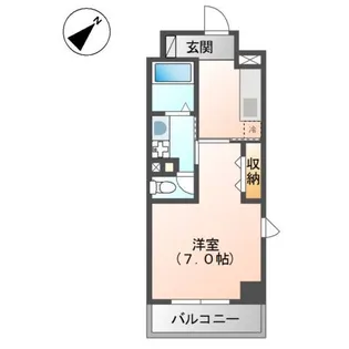 アンゼリカ【6階】の間取り