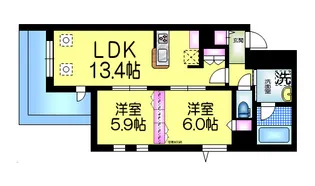 レガリア【2階】の間取り