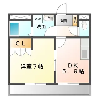 サクセス【1階】の間取り