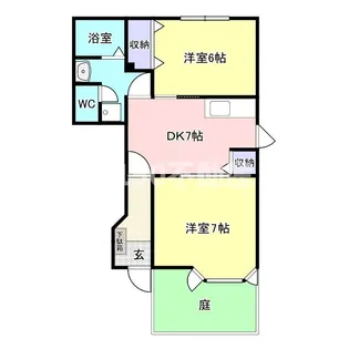 岐阜県岐阜市次木【アパート】の間取り