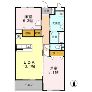 グラン・エクシード【3階】の間取り