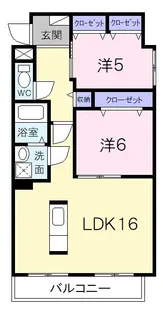 ル・クール【4階】の間取り