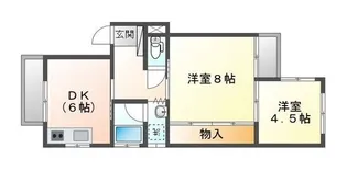 広島県呉市晴海町【マンション】の間取り