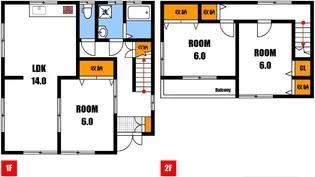 広島県広島市安佐南区東原1【一戸建】の間取り