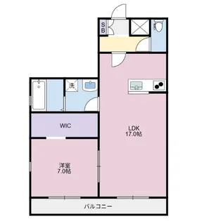 リノ・シティ壱番館【3階】の間取り